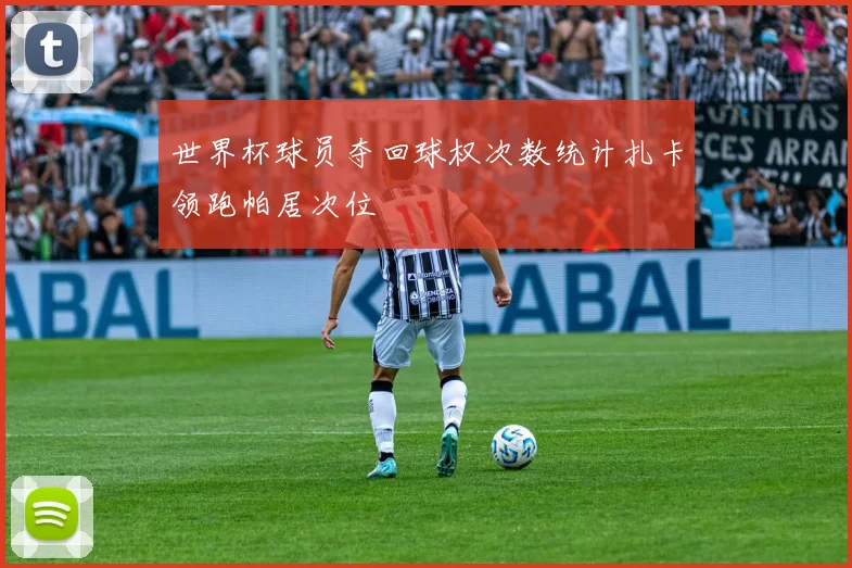 世界杯球员夺回球权次数统计扎卡领跑帕居次位